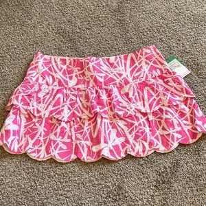 NWT Lilly Pulitzer size 10 Cuddy Skirt in Hotty Pink